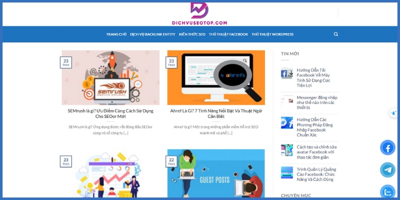 Dịch vụ Seo Top được nhiều người biết đến