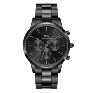 ICONIC CHRONOGRAPH LINK ONYX B DW00100642